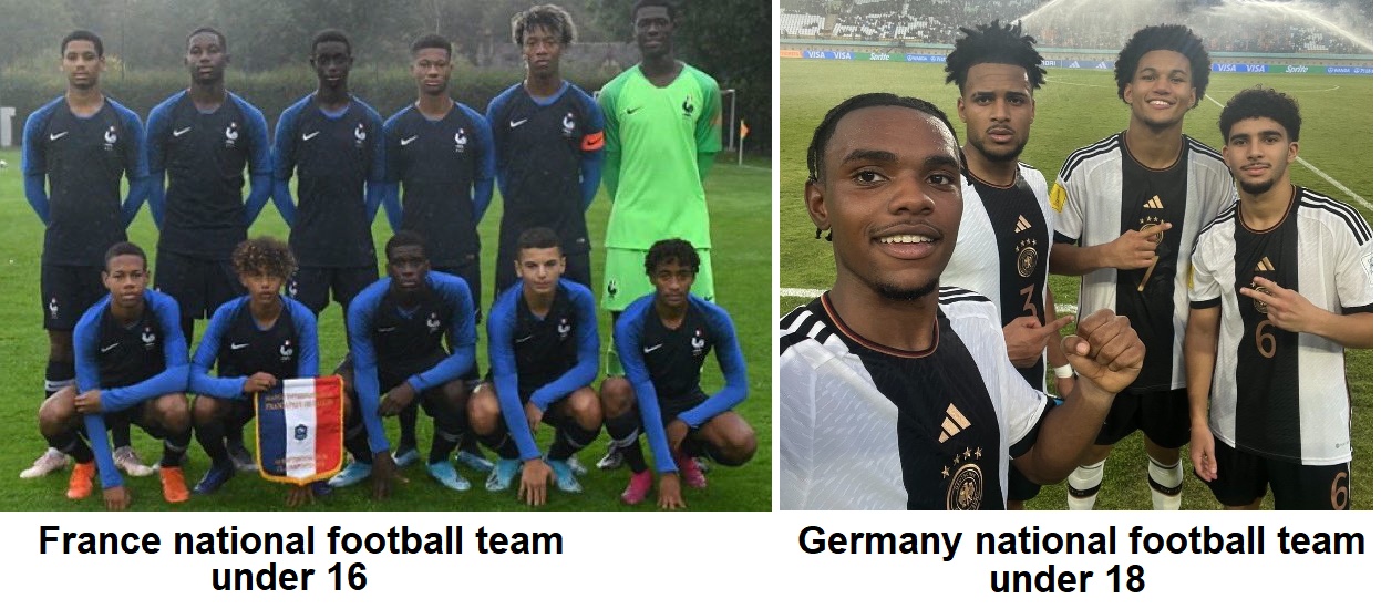 France national football team under 16 VISA VISA Germany national football team under 18