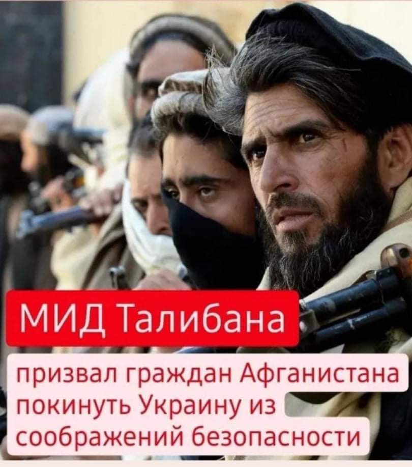 МИД Талибана призвал граждан Афганистана покинуть Украину из соображений безопасности