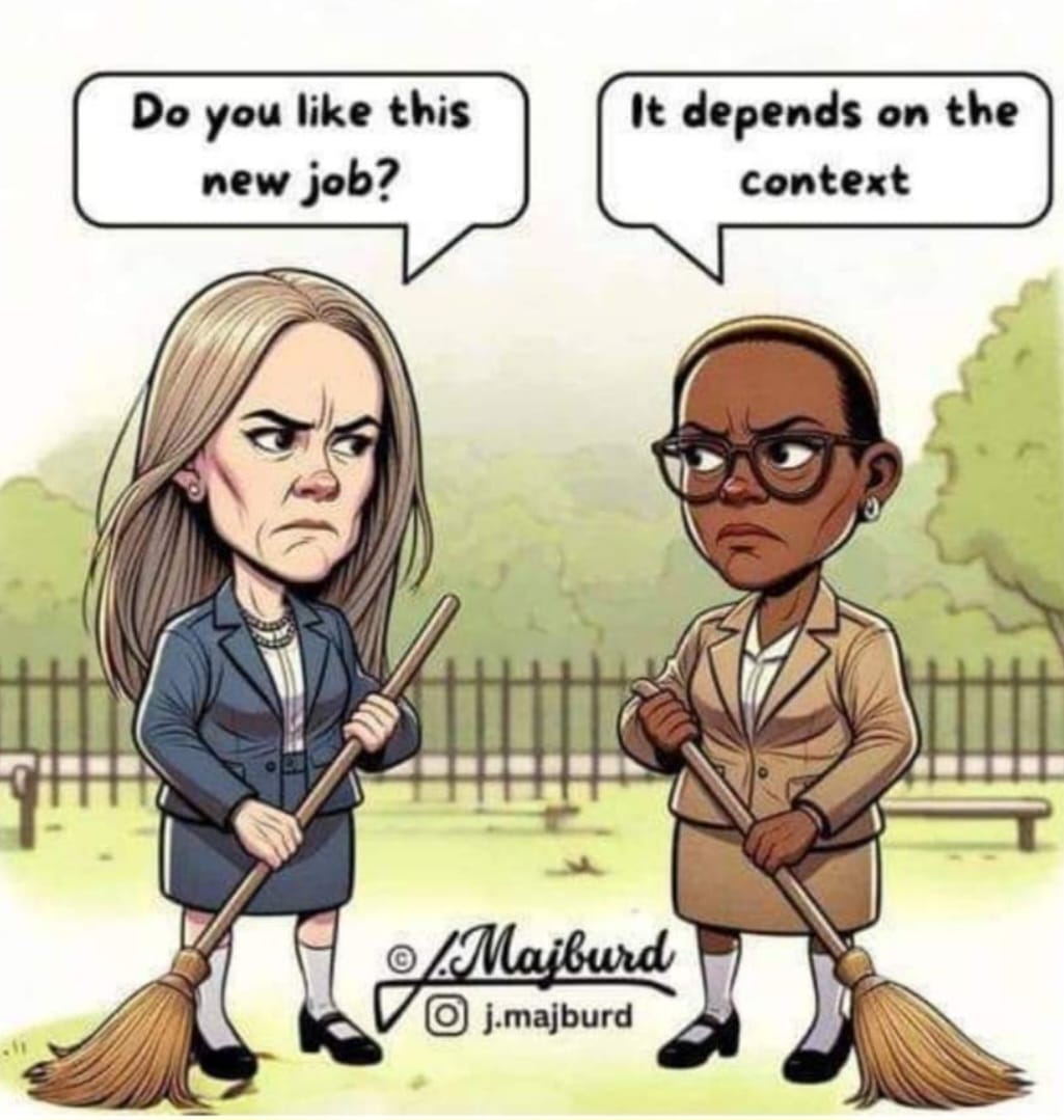 Do you like this new job? It depends on the Context &bull; /Maiburd O j.majburd